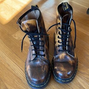 Dr. Martens vintage 90’s Air Wair brown marbled boots size men’s 8 EUC